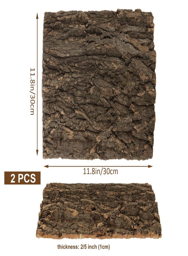 STARVAST 2PCS Cork Terrarium Background 11.8x11.8in for Reptile - Image 2