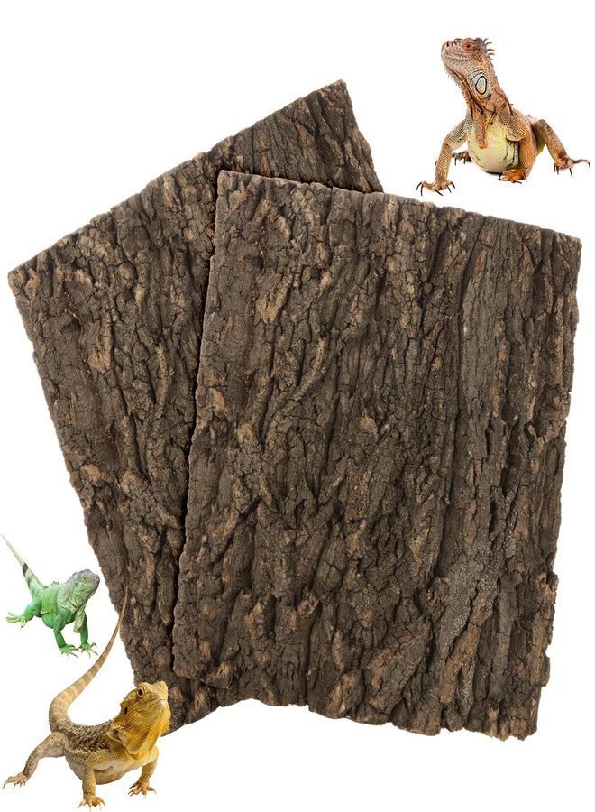 STARVAST 2PCS Cork Terrarium Background 11.8x11.8in for Reptile - Image 1