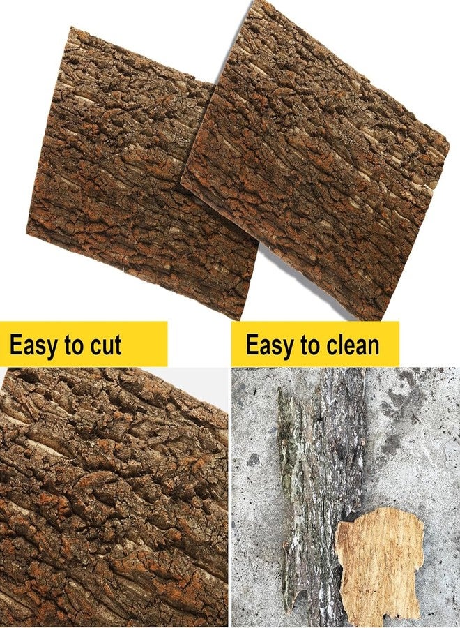 STARVAST 2PCS Cork Terrarium Background 11.8x11.8in for Reptile - Image 5