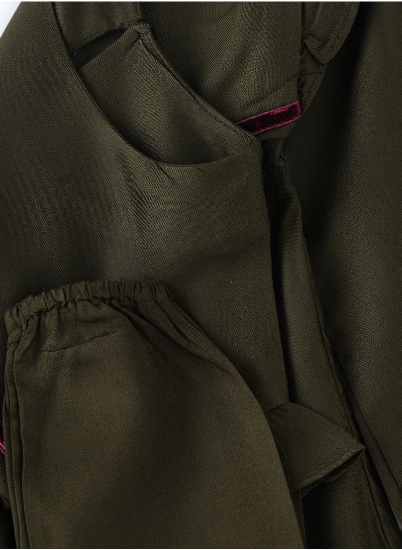 Jelliene فستان منسوج مطبوع  - Image 4