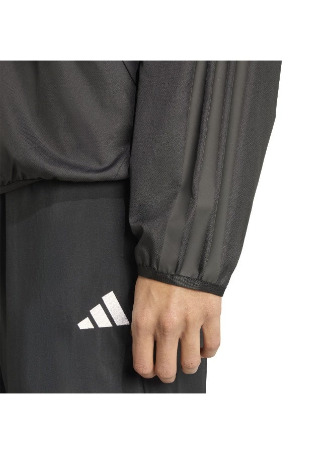 اديداس جاكيت واقٍ من الرياح للرجال أسود - Image 5
