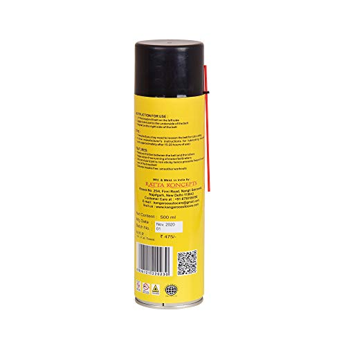 Kangaroo Heavy Duty Treadmill Lubricant Oil Spray | 500 ML Silicone-Based Belt Lubricant for Home & Commercial Treadmills | Reduces Friction, Non-Staining & Low Odor - Image 3