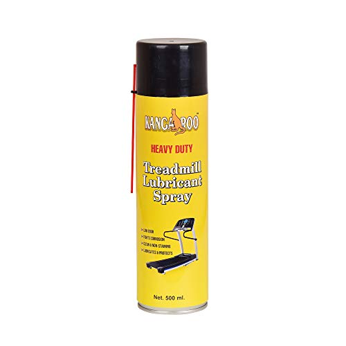 Kangaroo Heavy Duty Treadmill Lubricant Oil Spray | 500 ML Silicone-Based Belt Lubricant for Home & Commercial Treadmills | Reduces Friction, Non-Staining & Low Odor - Image 1