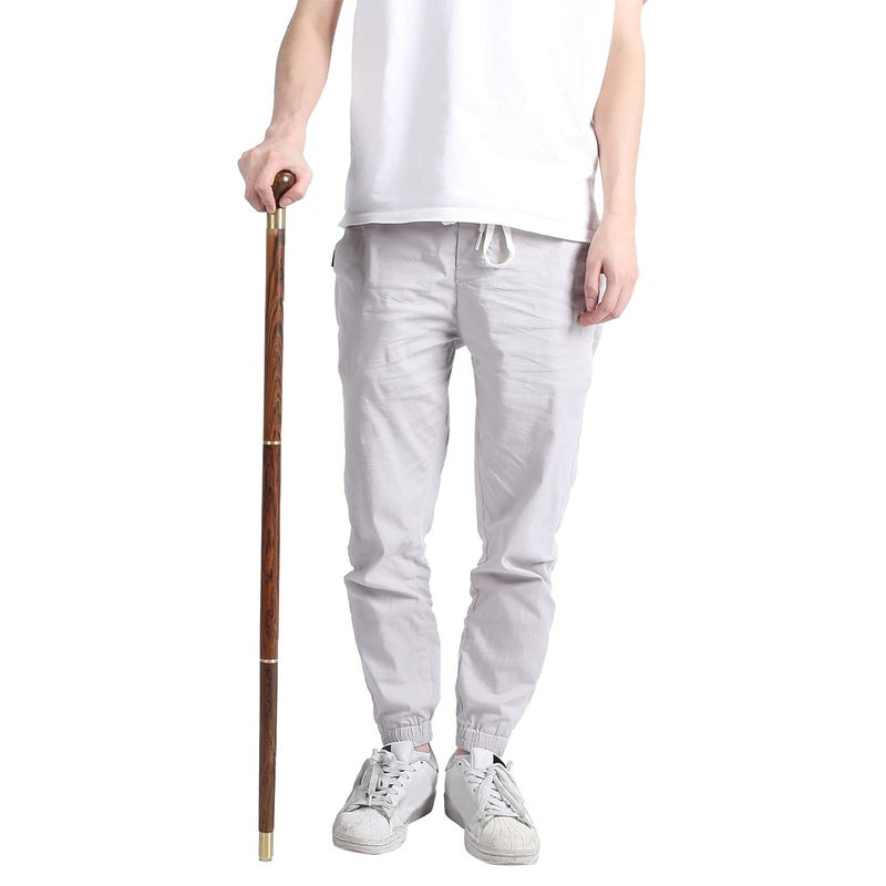 woobles Walking Cane Hiking Walking Sticks 3 Sections Wooden Walking Cane Hand Walking Stick for Elderly Ideal Daily Living Aid for Limited Mobility - Image 5