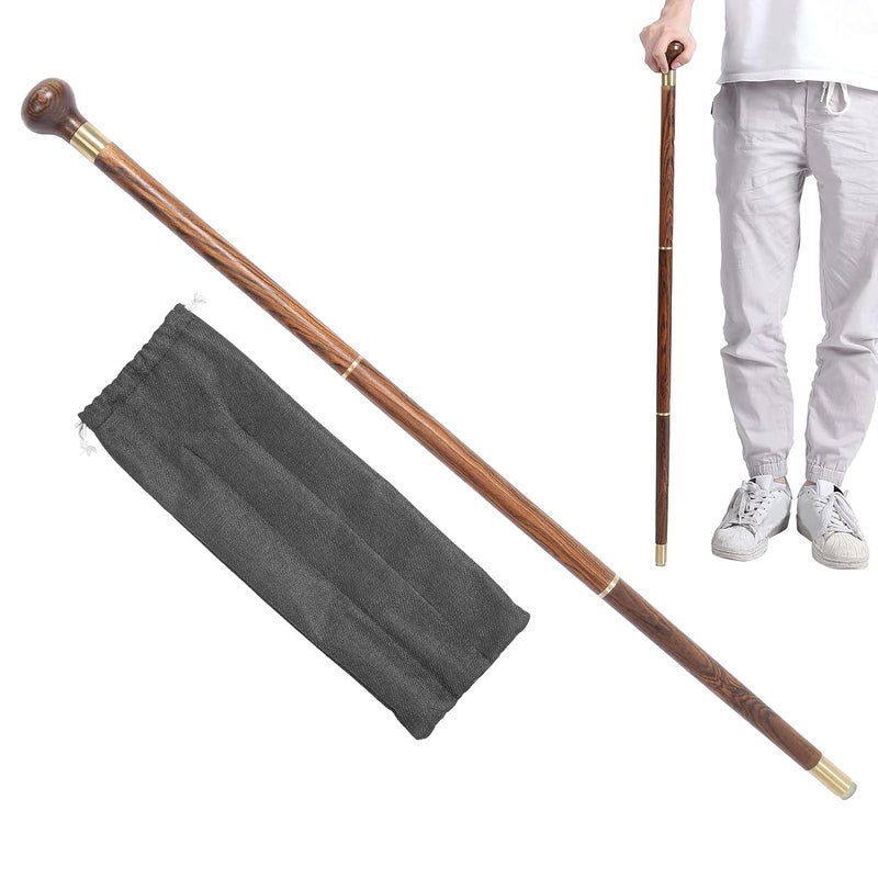 woobles Walking Cane Hiking Walking Sticks 3 Sections Wooden Walking Cane Hand Walking Stick for Elderly Ideal Daily Living Aid for Limited Mobility - Image 1