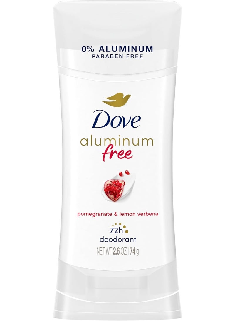 Dove 0% Aluminum Deodorant Pomegranate & Lemon Verbena (74 g) - Image 1