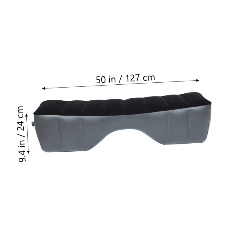 UPKOCH Inflatable Car Travel Air Mattress Lightweight Rear Seat Bed For Camping Road Trips Family Adventures Fits Vehicle Models Black - Image 3