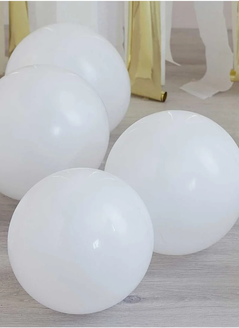 Ginger Ray Balloons- 5 inch - White