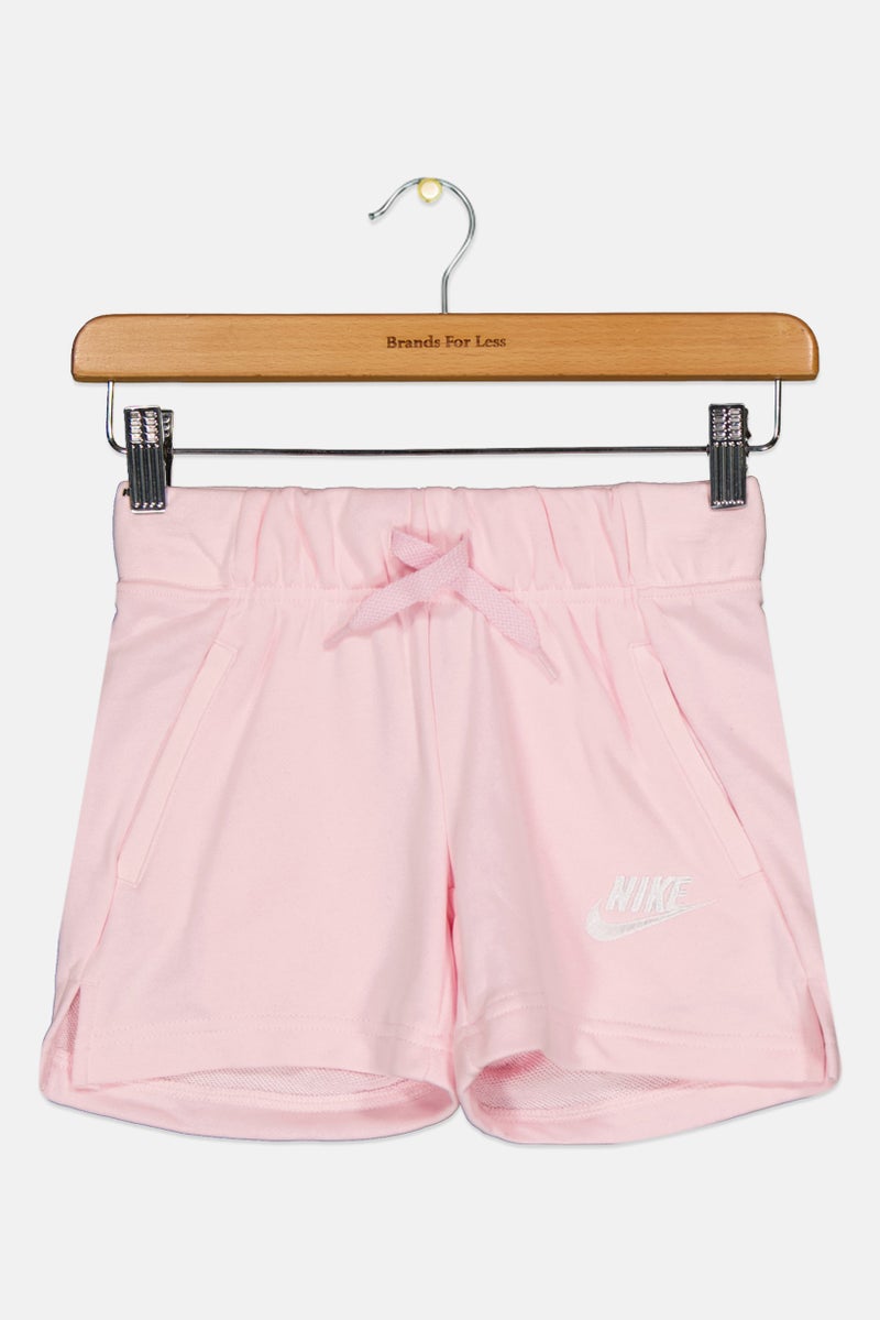 Nike Kids Girl Sportswear Fit Training Shorts, Pink - Image 1