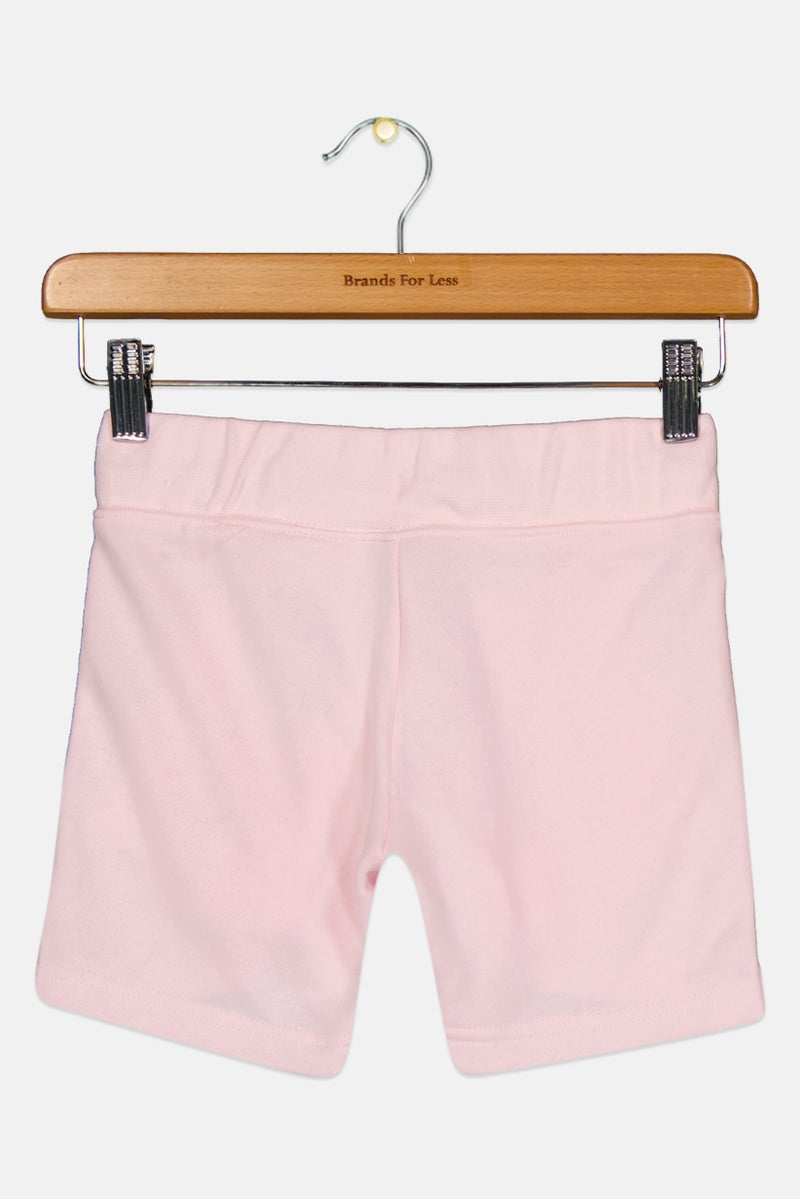 Nike Kids Girl Sportswear Fit Training Shorts, Pink - Image 2