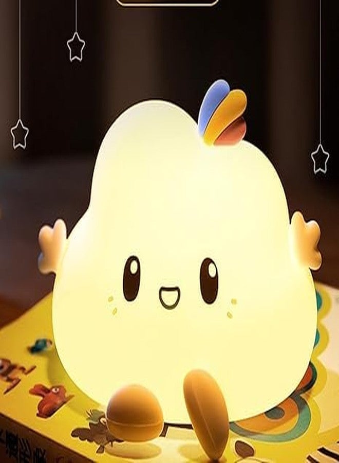 SAPRA Cute Cloud Night Light for Kids – Soft Silicone LED Lamp with Tap Control & Color Changing – USB Rechargeable Kawaii Nightlight for Baby, Bedroom, Nursery, Gifts for Girls & Boys - Image 1