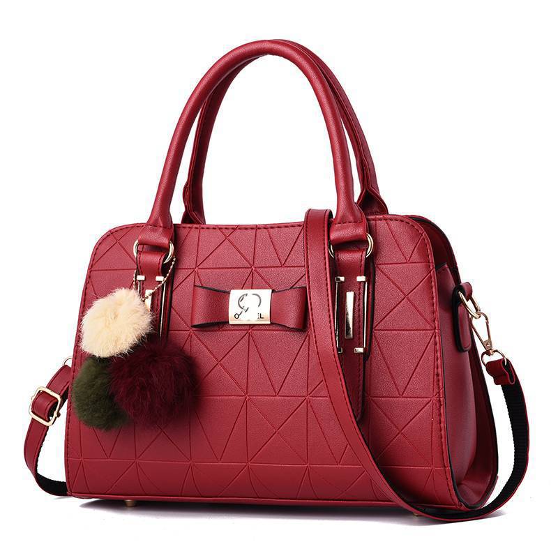 Middle-Aged Women'S Bag Women'S 2019 New Crossbody Trendy Women'S Handbag Korean-Style Single-Shoulder Mother'S Large Capacity Pu Leather - Image 3
