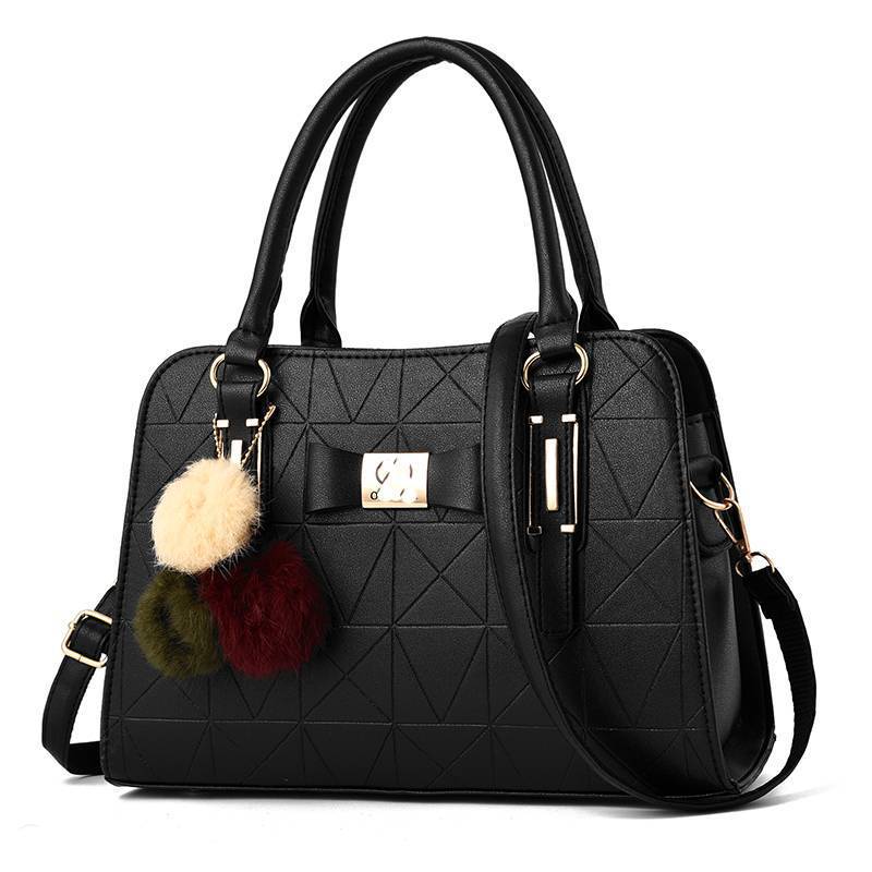 Middle-Aged Women'S Bag Women'S 2019 New Crossbody Trendy Women'S Handbag Korean-Style Single-Shoulder Mother'S Large Capacity Pu Leather - Image 2