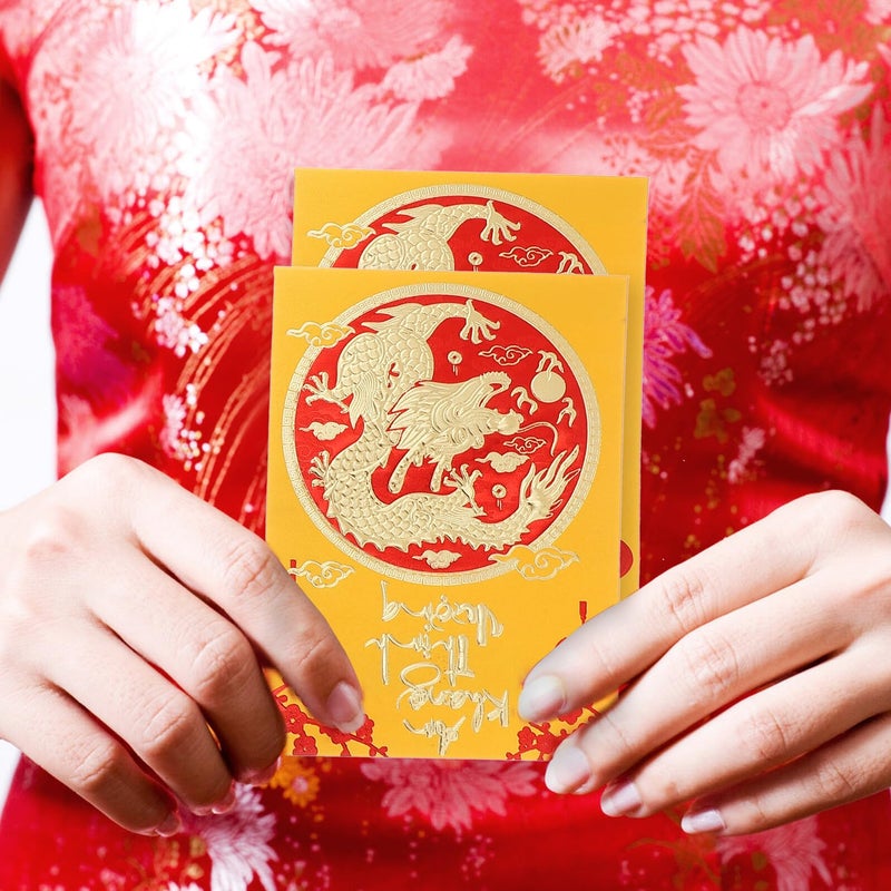 Year Of Dragon Red Envelopes 30pcs Lucky Money Packets For Chinese New Year - Image 4