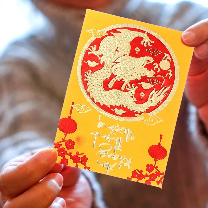 Year Of Dragon Red Envelopes 30pcs Lucky Money Packets For Chinese New Year - Image 5