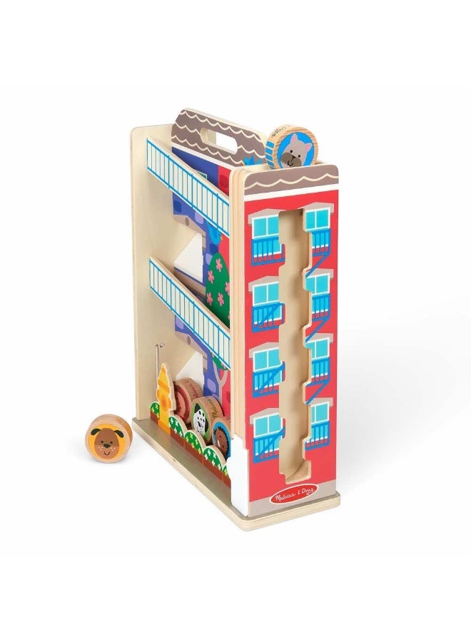 Melissa & Doug GO Tots Town House Tumble Toy - Image 2