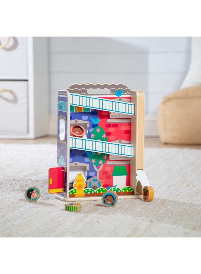 Melissa & Doug GO Tots Town House Tumble Toy - Image 5