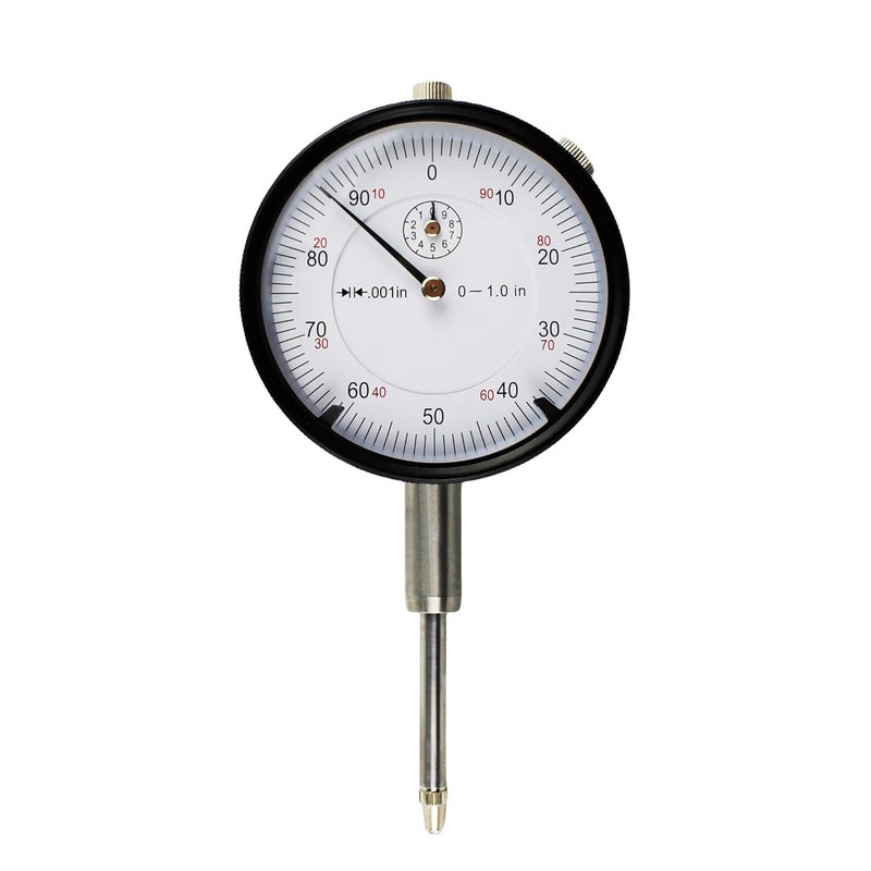 HFS (R) 0-1" Dial Indicator Lathe Tool High Precision, 1" Measuring Range, 0.001" Graduation Interval - Image 1