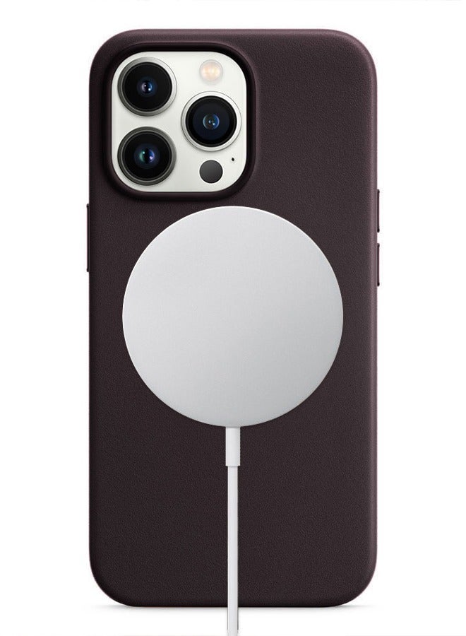 CATANES iPhone 14 Pro Max Case And Cover Leather Case With MagSafe Purple - Image 2