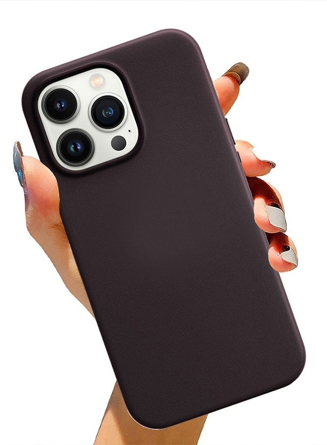 CATANES iPhone 14 Pro Max Case And Cover Leather Case With MagSafe Purple - Image 4