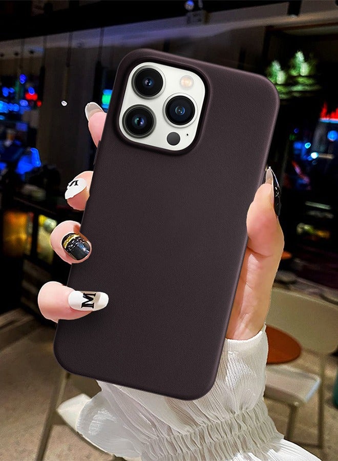 CATANES iPhone 14 Pro Max Case And Cover Leather Case With MagSafe Purple - Image 5