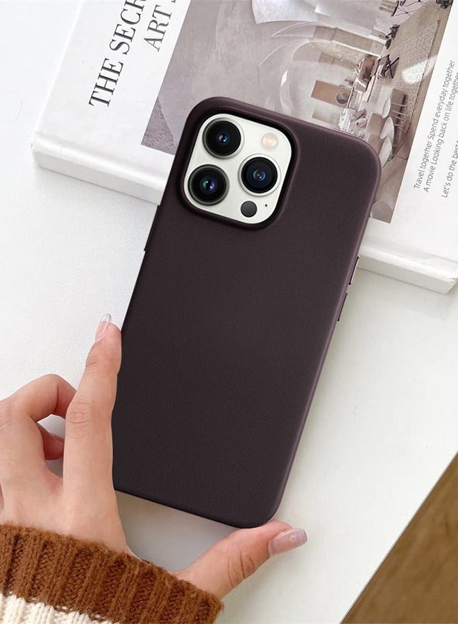 CATANES iPhone 14 Pro Max Case And Cover Leather Case With MagSafe Purple - Image 3