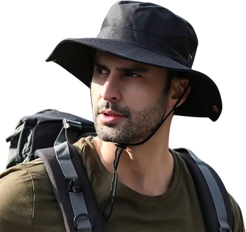 HSR Lightweight Breathable Stylish Summer Hat Cap for Men Women, UV Protection, Sun Protection Round Cap for Travel, Hiking, Gardning, Fishing for Men Women - Image 1