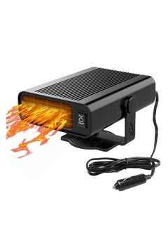 12V Heater Fa Portable Car Heating Fan Window Defroster Demister Air Purifier Hot Golf Cart Truck Camping That Plugs Into Cigarette Lighter