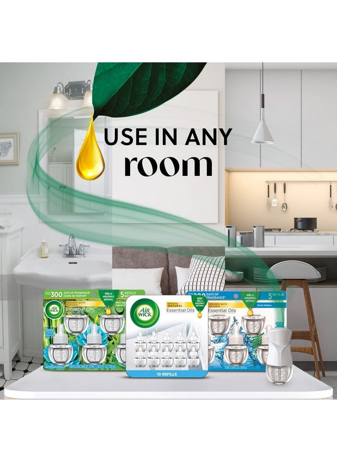 Air Wick Air Wick Plug in Scented Oil Refill, 7 ct, Fresh Linen, Air Freshener, Essential Oils  - Image 5