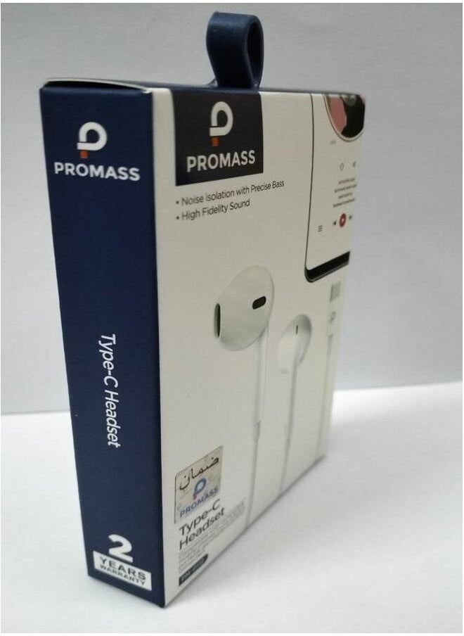 PROMASS - Type-C Headset Noise Isolation With Precise Bass PM-0112 - Image 1