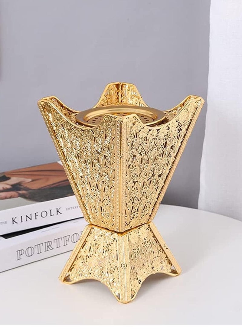 مبخرة فحم صقر معدني فاخر / مبخرة / حامل بخور للعود ، مخروط عصا البخور ، الراتنج ، البخور ، اللبان - Image 1