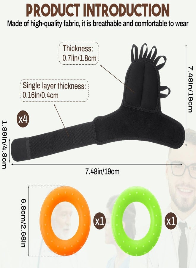 RoundFunny 2 Pairs Weighted Gloves for Tremors with 2 Hand Grip Strengthener Adjustable Hand Stability Aid for Parkinson's Patients, Elderly Improved Wrist Mobility, Writing Stability & Strengthening - Image 2