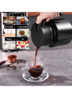 Y&D Thermal Coffee Carafe 28oz Carafes Tea Pot for Keeping Hot Stainless Steel Double Walled Vacuum Insulated Dispenser with Removable Infuser  - Image 5