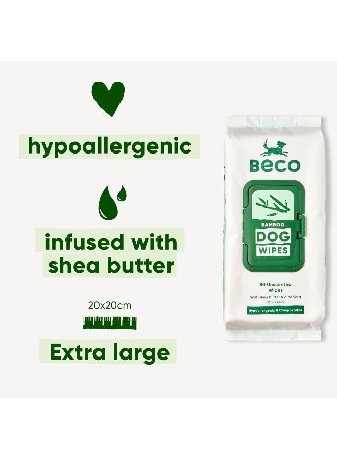 BECO مناديل الكلاب غير المعطرة من بيكو من الخيزران - Image 2