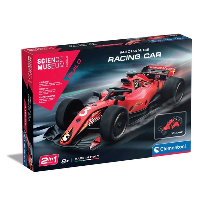 Clementoni - Science Museum Mechanics Racing Car Formula 1 2 in 1 - 61410 - Image 1