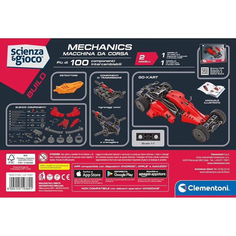 Clementoni - Science Museum Mechanics Racing Car Formula 1 2 in 1 - 61410 - Image 3