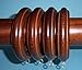Kirsch Kirsch Wood Trends Rings for 2" Pole (4 each) (Coffee)  - Image 2