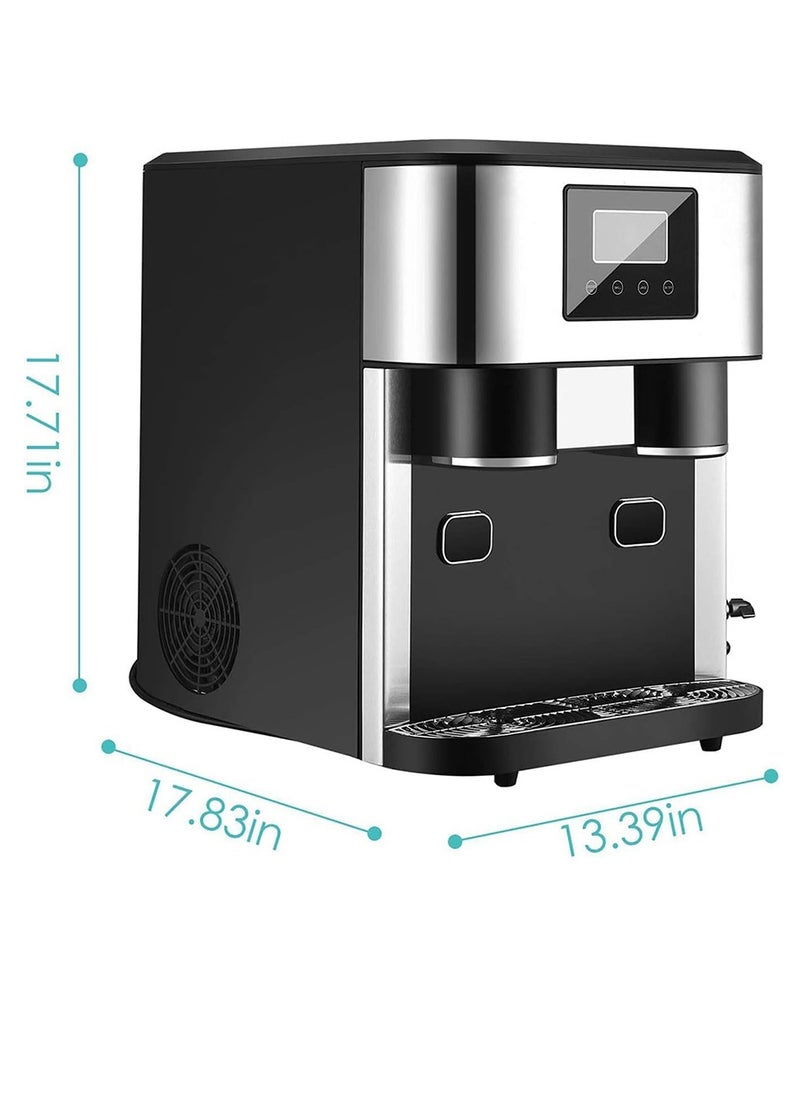 Desktop commercial home small ice crusher ice water three-in-one ice maker