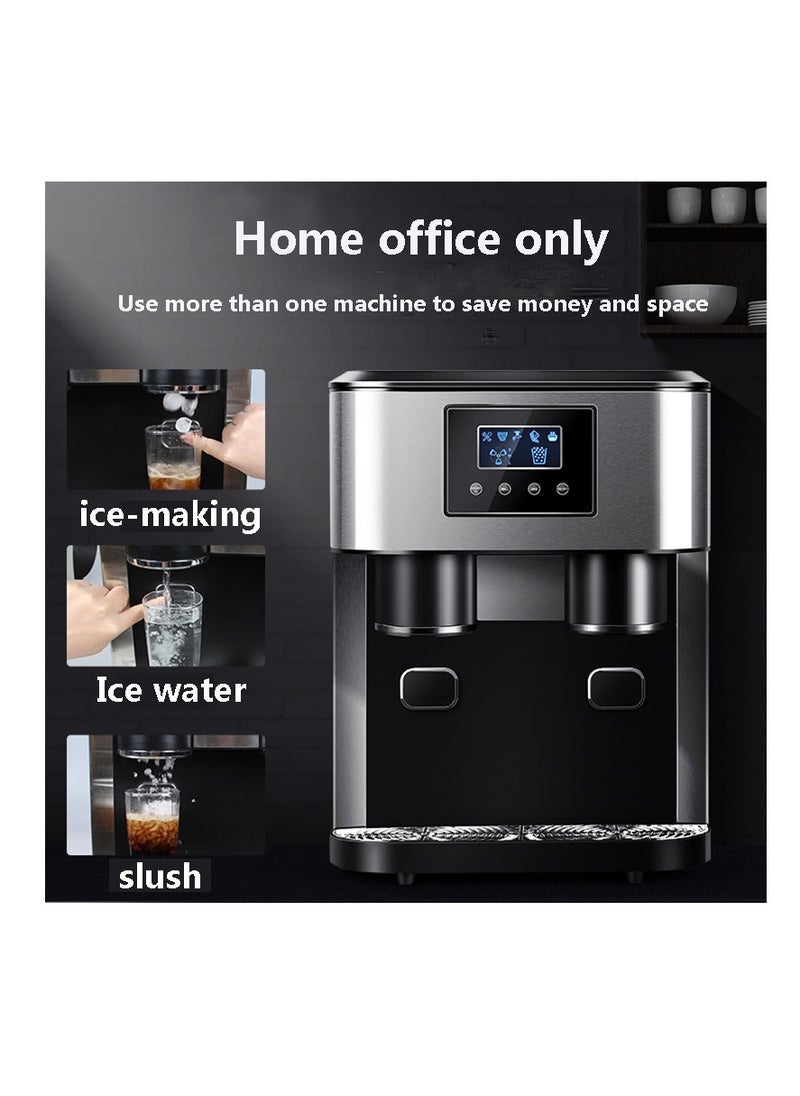 Desktop commercial home small ice crusher ice water three-in-one ice maker