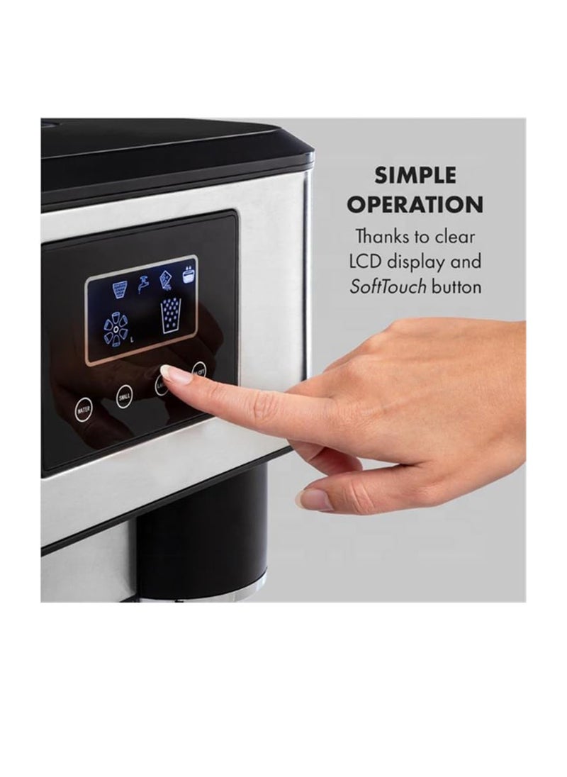 Desktop commercial home small ice crusher ice water three-in-one ice maker
