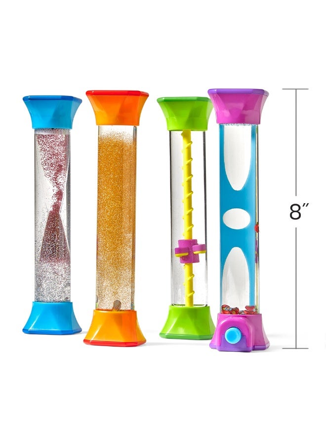 Learning Resources Sensory Fidget Tubes (4-Piece Set, 20Cm Leak-Proof Liquid, Ages 3+) - Image 2