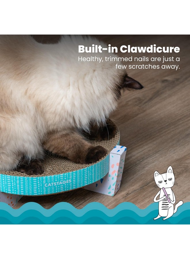Catstages Scratch, Snuggle & Rest Corrugated Cat Scratcher With Catnip - Image 3