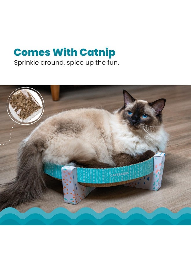 Catstages Scratch, Snuggle & Rest Corrugated Cat Scratcher With Catnip - Image 4