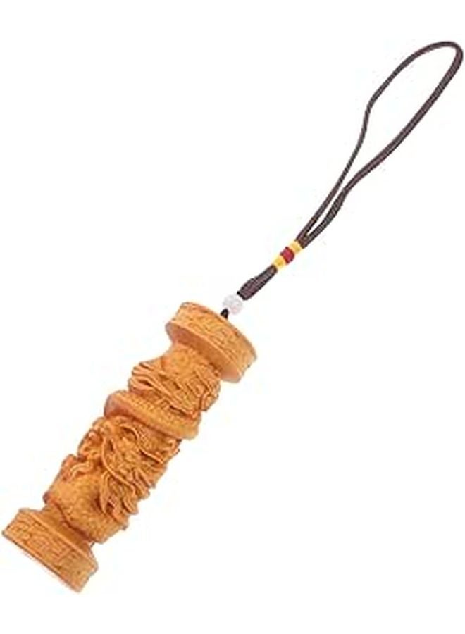 Wooden Hanging Car Ornament Pendant Charm for Keychain Decoration - Image 1