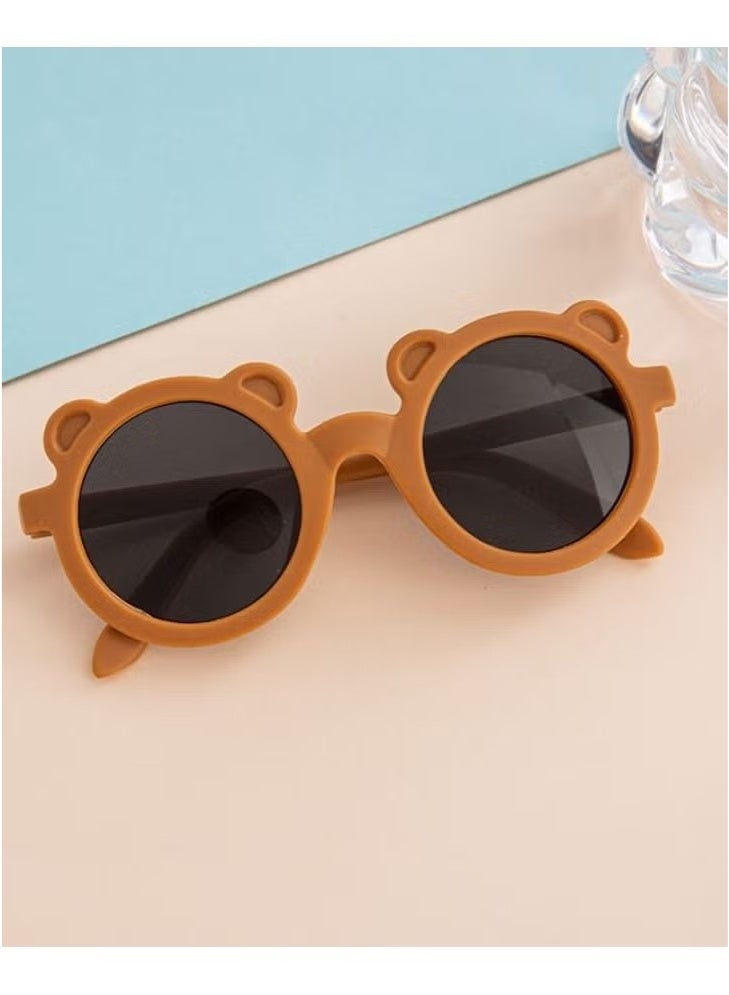 Generic Summer Round Frame Bear Set Of Three Sunglasses For Children  - Image 4