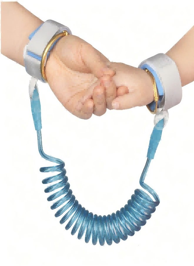 HaveDream - Children's Anti-Lost Safety Wristband, Fixed Head Ordinary Blue (OPP Bag) 2 Meters - Image 1