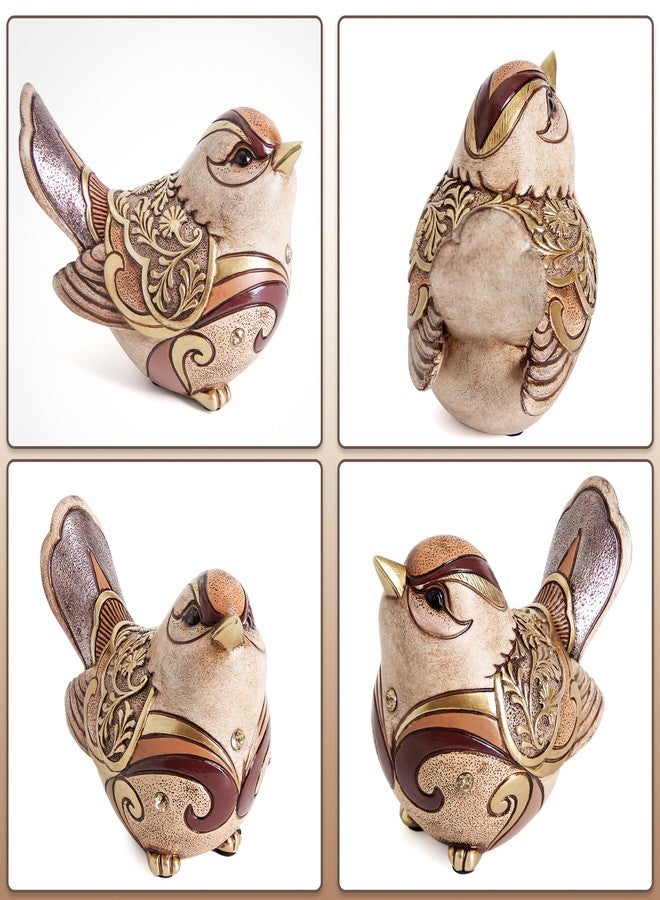 Leekung Bird Figurines For Home Decor,Bird Statue Sculpture For Shelf Decor Accents,Boho Bird Decorations For Table Office Living Room Bedroom,Retro Animal Statues Decorative Bird Gifts For Bird Lovers Women - Image 3