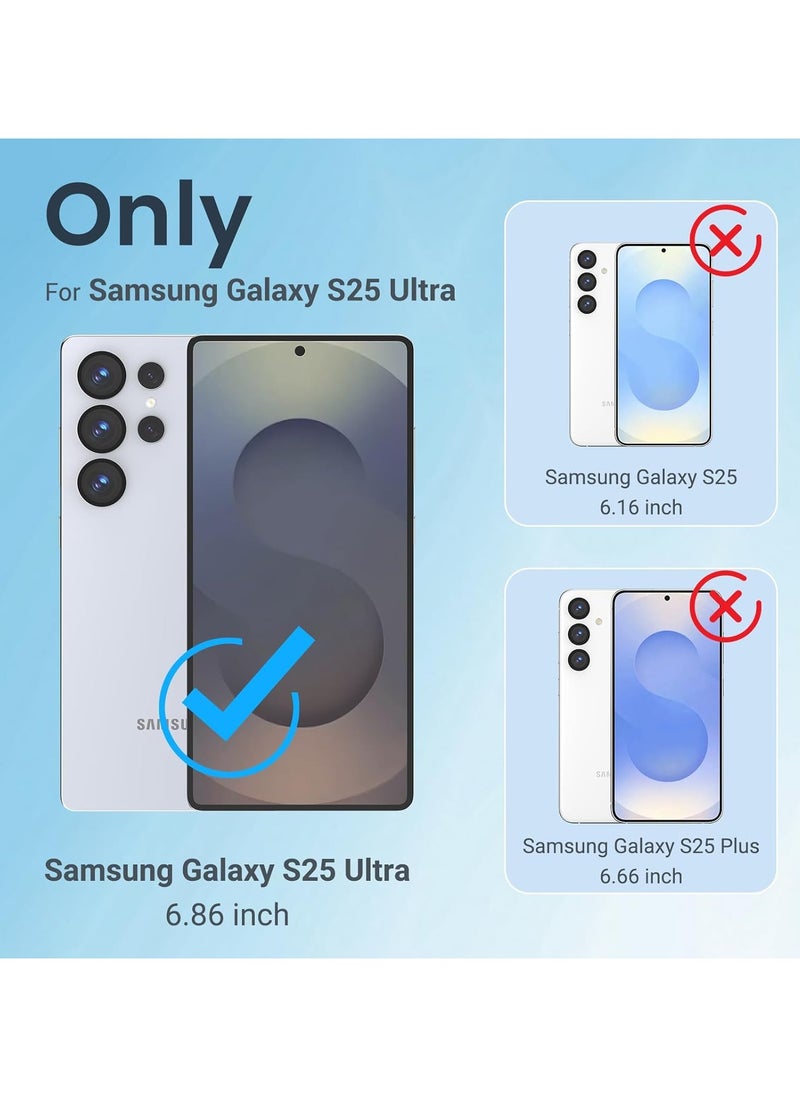 Denx - Clear Case Compatible with Samsung Galaxy S25 Ultra 5G 6.9inch, Clear TPU Case with 4 Corners Shockproof Protection & Camera Protection Anti-Slip (Clear) - Image 1