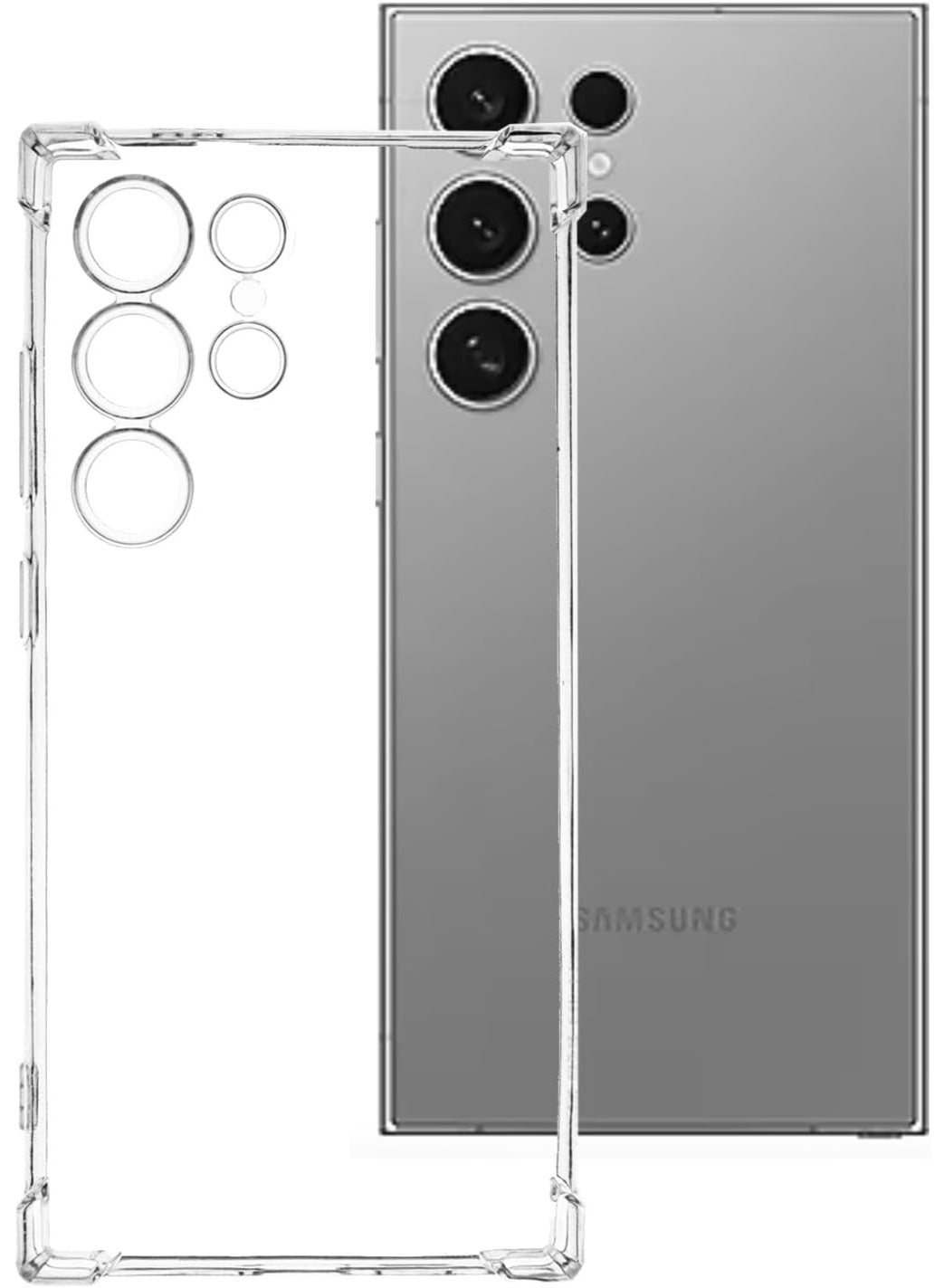سامسونج Samsung Clear Case For Samsung Galaxy S25 Ultra 35 g 6.9 inch