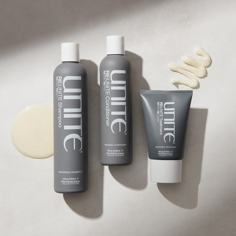 UNITE Hair â€“ RE:UNITE Treatment â€“ Strengthening & Reparative Treatment for Damaged or Over-Processed Hair â€“ Restores Strength, Softness & Elasticity â€“ Vegan & Paraben-Free, 4oz - Image 4